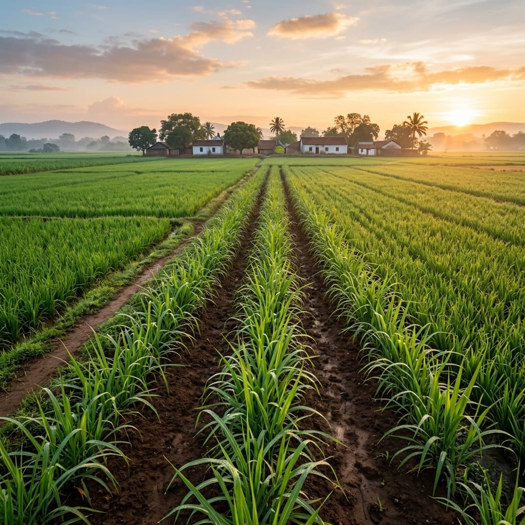 Indian agricultural farmland — best agriculture exporters India