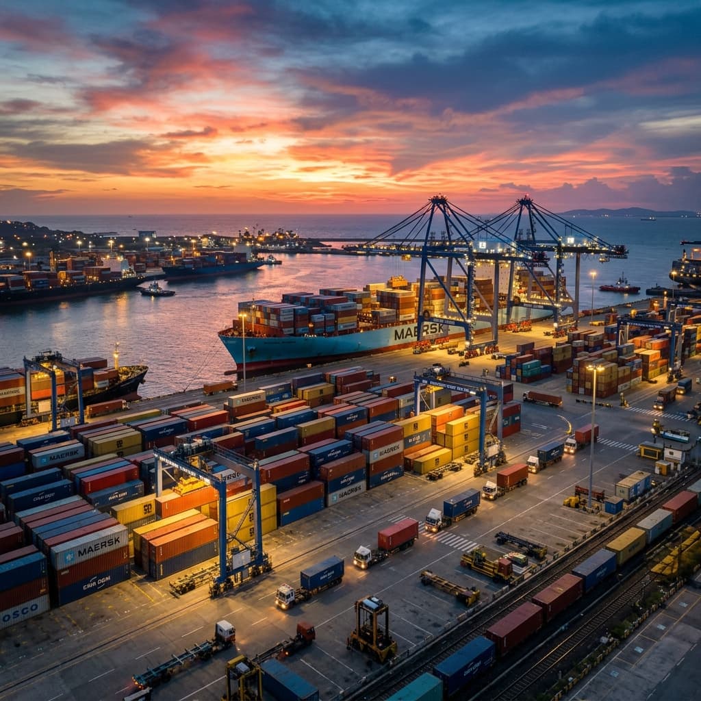 Container terminal — merchant exporter vs manufacturer exporter for international buyers