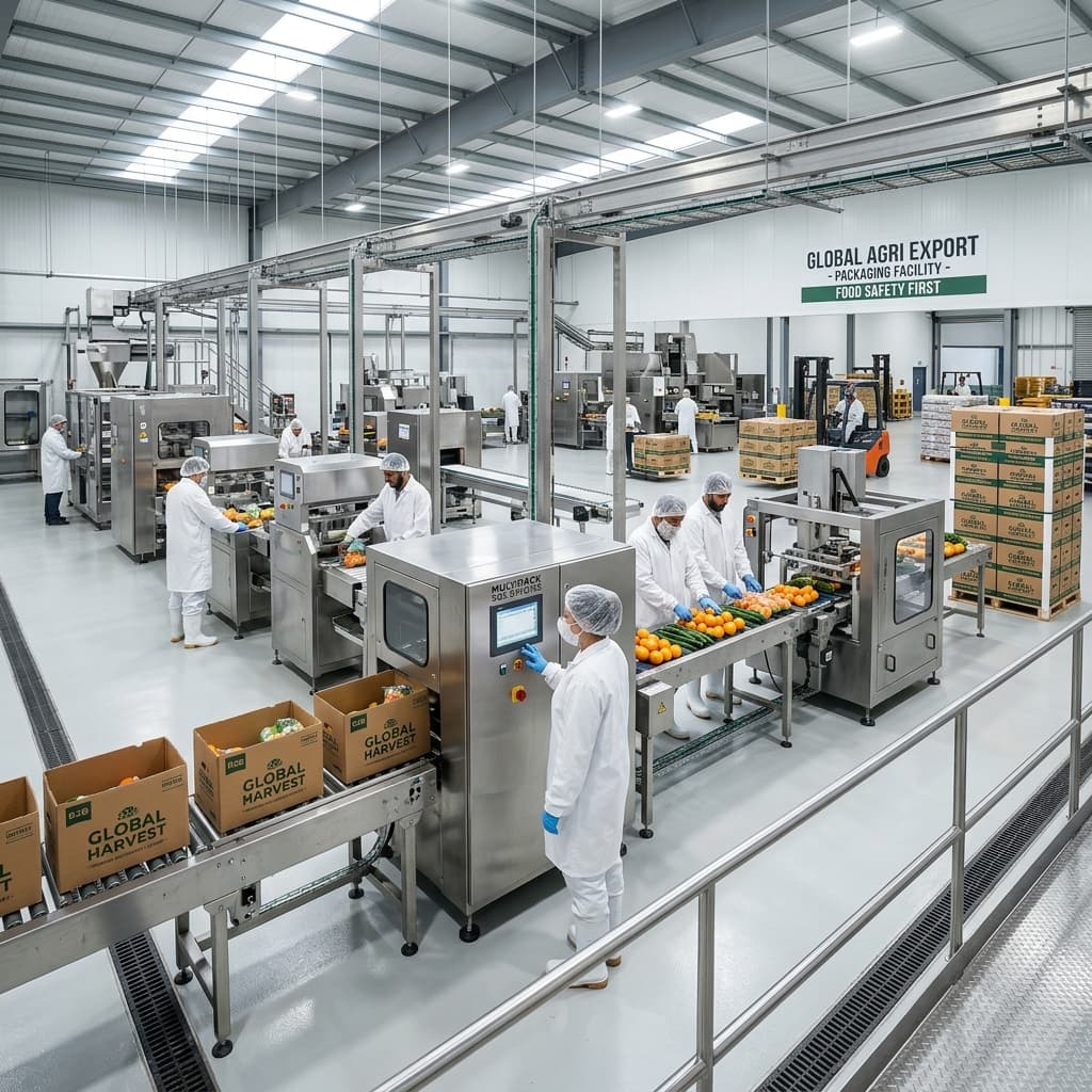Export-grade processing and packaging facility in India — Triyara verified manufacturing partner